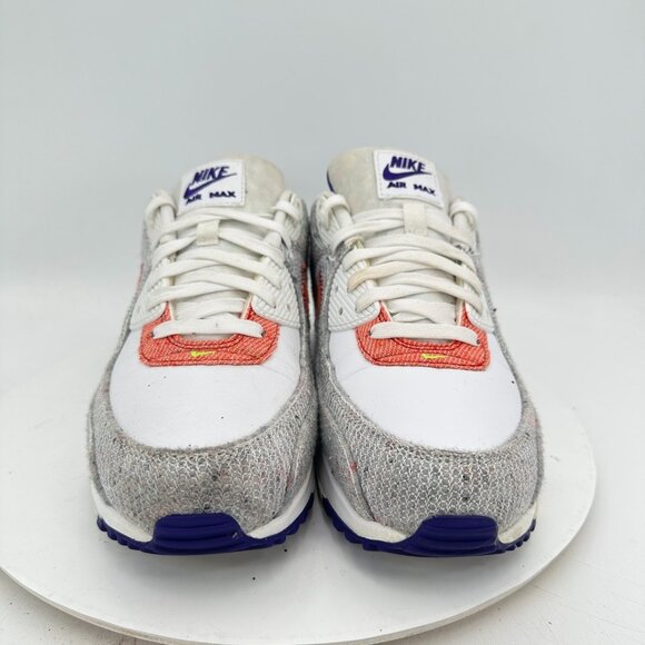 Nike Air Max 90 Men Size 10 CT1685-100 Infrared Black Cool Grey Training Shoes - Picture 2 of 12